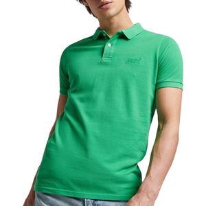 Boss - Groene Polo - Katoen - Contrastdetails