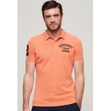 Superdry - Polo - Groen - Katoen - Relaxed Fit