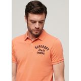 Superdry - Polo - Groen - Katoen - Relaxed Fit