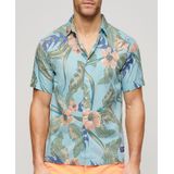 Superdry - Hawaï Shirt - T-shirt - Multicolor - Katoen - Korte Mouwen