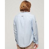 Superdry - Casual Linen Overhemd - Lichtblauw - 100% Linnen