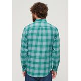 Superdry Overhemd  pastelrood / wit