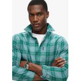 Superdry Overhemd  pastelrood / wit