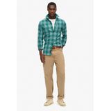 Superdry Overhemd  pastelrood / wit