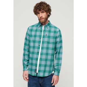 Superdry Overhemd  pastelrood / wit