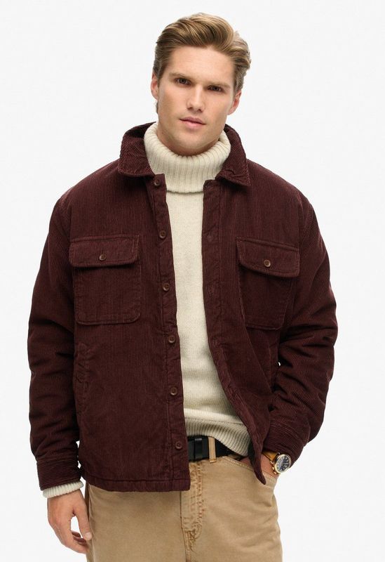 Blouson - Effen - Corduroy - Losse Pasvorm