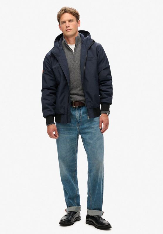 Superdry - M5011876A Surplus - Bomberjack - Groen - Polyester - Lange Mouwen