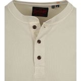 Superdry - M6010776A - T-shirt - Beige - Lange Mouwen - Katoen