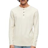 Superdry - M6010776A - T-shirt - Beige - Lange Mouwen - Katoen