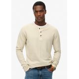 Superdry - M6010776A - T-shirt - Beige - Lange Mouwen - Katoen