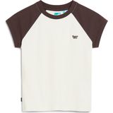 Superdry Essential Logo Raglan T-shirt Met Korte Mouwen Beige XS Vrouw