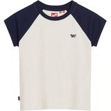 Superdry - Essential Logo Raglan T-shirt - Beige - Korte Mouwen - Dames