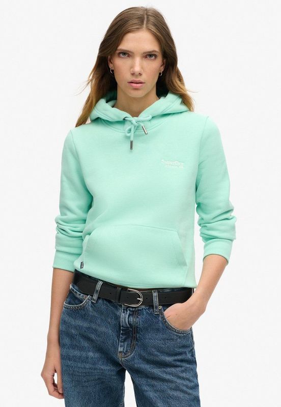 Superdry Essential Logo Hoodie Groen Vrouw