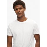 Superdry - Crew Neck Slub T-shirt - Korte Mouwen - Blauw - Katoen