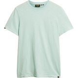 Superdry Slub T-Shirt Melange Lichtblauw - Heren
