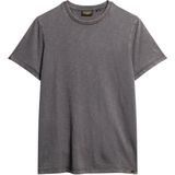 Superdry - Crew Neck Slub T-shirt - Korte Mouwen - Grijs - Katoen