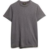 Superdry - Crew Neck Slub T-shirt - Korte Mouwen - Grijs - Katoen