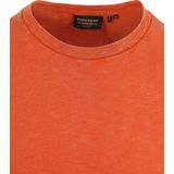 Superdry - Slub T-shirt - Oranje - Korte Mouwen - Basismateriaal