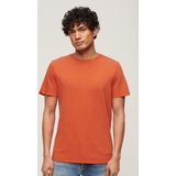 Superdry - Slub T-shirt - Oranje - Korte Mouwen - Basismateriaal