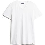 Superdry - V-hals Slub T-shirt - Korte Mouwen - Slub-stof - Relaxed Fit