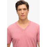 Superdry - Gemêleerd T-shirt - Korte Mouwen - V-hals - Losse Pasvorm