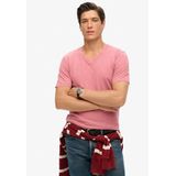 Superdry - Gemêleerd T-shirt - Korte Mouwen - V-hals - Losse Pasvorm