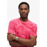 Superdry - Vintage Overdye - T-shirt - Katoen - Relaxed Fit, Ronde Hals, Korte Mouwen