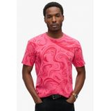 Superdry - Vintage Overdye - T-shirt - Katoen - Relaxed Fit, Ronde Hals, Korte Mouwen