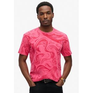 Superdry - Vintage Overdye - T-shirt - Katoen - Relaxed Fit, Ronde Hals, Korte Mouwen