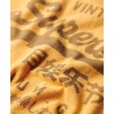Superdry Classic Vintage Logo Heritage T-shirt Met Korte Mouwen Geel S Man