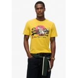 Superdry Tokyo Vl Graphic T-shirt Met Korte Mouwen Geel Man