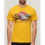 Superdry Tokyo Vl Graphic T-shirt Met Korte Mouwen Geel Man