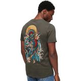 Superdry - Tokyo Graphic - T-shirt - Zwart - Katoen