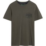 Superdry - Tokyo Graphic - T-shirt - Zwart - Katoen