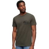 Superdry - Tokyo Graphic - T-shirt - Zwart - Katoen