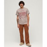 Superdry - Copper Label - T-shirt - Beige - Katoen - Korte Mouwen