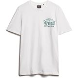 Superdry - Athletic College Graphic T-shirt - Wit - Korte Mouwen