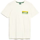 Superdry Cali Striped Logo t Shirt Heren - Wit