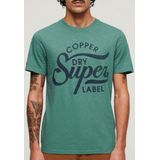 Copper Label Script Tee Drius Green Slub (M1011905A - 2AN)