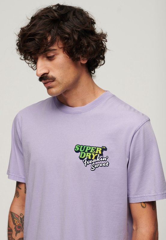 Superdry Neon Travel Chest Loose Shirt Heren