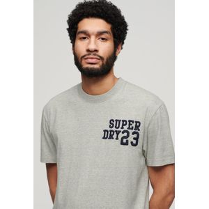 Superdry - Athletic Logo T-shirt - Zwart - Katoen
