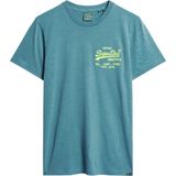 Superdry NEON VL T SHIRT Heren - Blauw