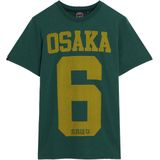 Superdry - Osaka 6 - T-shirt - Zwart - Katoen