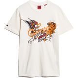 Superdry - Tattoo Script - T-shirt - Wit - Korte Mouwen