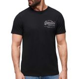 Superdry Classic Vintage Logo Heritage T-shirt Met Korte Mouwen Wit S Man