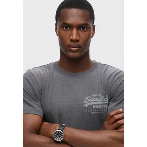 Superdry Classic Vintage Logo Heritage T-shirt Met Korte Mouwen Grijs Man