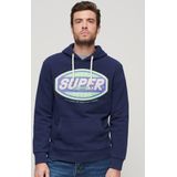 Superdry - Gasoline Workwear Graphic Hoodie - Soda Pop Red