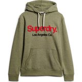 Superdry für Herren. M2013567A Klassisches Sweatshirt mit Core-Logo grün (S), Lässig, Baumwolle, Langarm