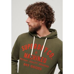 Superdry - Workwear Flock Graphic - Hoodie - Relaxed Fit