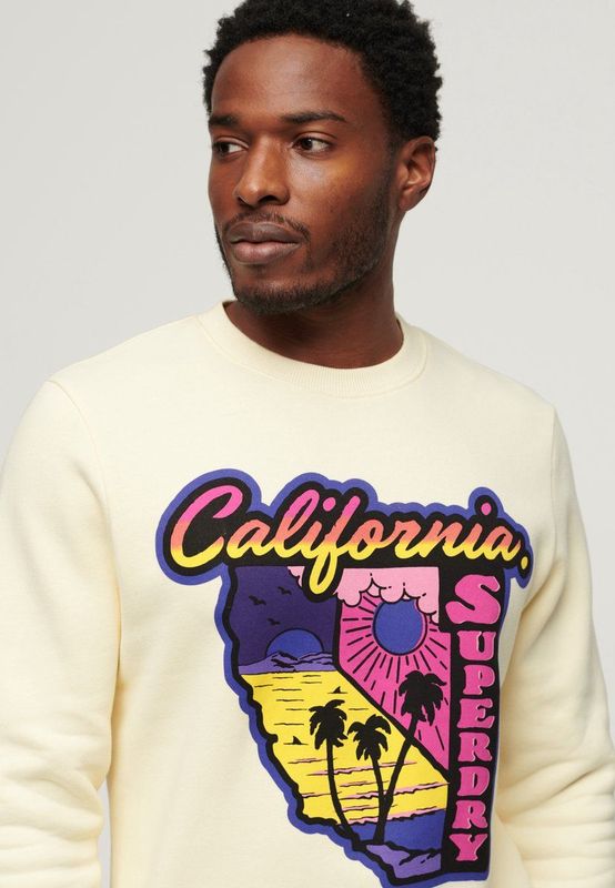 Superdry - Travel - Fluorescerend Sweatshirt - Losvallend